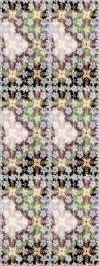 Tarafsız ve kahverengi renklerde çiçek desenleri, el yapımı papatyalar, papatyalar. Tekrar eden çiçek arkaplanı, zarif nötr ve kahverengi çiçek duvar kağıdı.