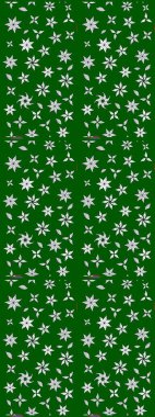 Paket kağıdı için en iyisi. Doğal kozmetik ürünleri, parfüm, çiçekçi dükkanı için bahar ihalesi tasarımı. Yeşil lale çiçekli Raster eskiz deseni. Karşılama ya da düğün geçmişi olarak kullanılabilir.