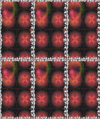 Sevimli çiçek raster deseni. Düz Çiçek Elementleri Tasarımı. Modaya uygun kumaş deseni. Renkli Yaz Teması çizim şablonu.