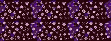 Yumuşak, yaz çiçekli arka plan. Çiçekli karalama şeklinde Raster çiçek deseni. Kahverengi renkte çiçekler.