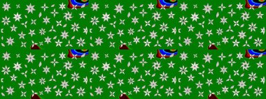 Karalama çiçekleri çizim kalıbı. Yeşil el çizimi desen. Raster deseni. Sanat, çiçek tarzına ilham verir ve arka plan bırakır.