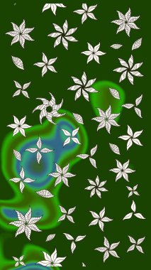 Raster şirin suluboya çiçek desenleri çiziyor. Kartlar, davetiyeler, tarih kartları ve daha fazlası için kullanılabilir. Büyük bir suluboya çiçek seti..