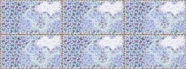 Tarafsız ve gri renkler üzerine bir resim. Doğadaki güzellik. Kumaş, Tekstil, Baskı ve Davetiye için arka plan. Suluboya stilinde uçan kelebeklerin kusursuz deseni. Raster illüstrasyonu.