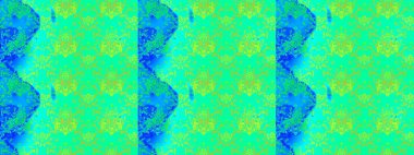 Raster illüstrasyonundaki çiçek desenli çizim. Renkli Bahar Teması eskiz kalıbı. Düz Çiçek Elementleri Tasarımı. Süslü kumaş deseni.