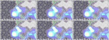 Rasterleştirme Trendy kumaş deseni. Şirin çiçekler. Kesintisiz çizgi deseni.