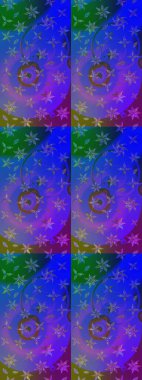 Eskiz Vintage Çiçek Deseni. Raster Kalça dokusu deseni.