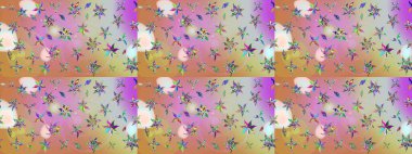 Klasik çiçek desenli. Paketleme, tekstil, duvar kâğıdı için çiçek eskizi. Yumuşak fayans. Raster 'ın taze dokusu. Yumuşak pamuk tasarımı.