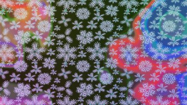 Raster illüstrasyonu. Kumaş, tekstil, duvar kağıdı baskısı için. Miles Fleur, süslü püslü bir süs. Tomurcukları papatya çiçekleri olan sevimli bir çiçek deseni. Eskiz geçmişi. Antika retro tarzı.