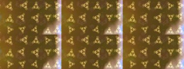 Dallı bahar çiçekleriyle desen, kahverengi, yeşil ve çiçek siluetiyle nötr renkler. Raster deseni.