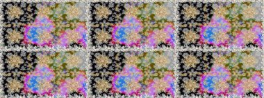 Duvar kâğıdı barok, İspanyol kumaşı. Kusursuz raster arka plan. Gri ve nötr renklerde grafiksel modern kusursuz desen. Kusursuz çiçek deseni.