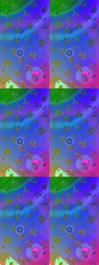 Etnik Mandala süsü. Raster Henna dövme stili. Tekstil, tebrik kartı, boyama kitabı, telefon kılıfı baskısı için kullanılabilir. Hint çiçekli desenli şal desenli..