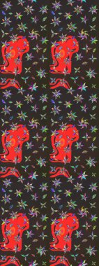 Üzerinde gri ve kahverengi renkler olan çiçek desenleri çiz. Suluboya tarzında gri ve kahverengi renkte çiçekler.