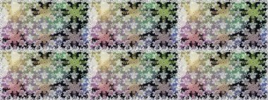 Kusursuz oryantal klasik altın desen. Gri ve nötr renklerde altın tekrarlayan elementler içeren Raster soyut arkaplanı.