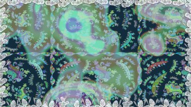 Flowers on blue and gray colors. Seamless Colour Spring Theme seamless pattern Background. Flat Flower Elements Design. Cute flower raster pattern.