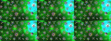 Parlak çiçekli kolaj çiçekleri. Çiçekli zambakların eskiz geçmişi. Çiçek tasarımı için inanılmaz kolaj cennet tarzı..