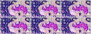 Halk tarzı. Rengarenk çiçekleri ve yaprakları tarafsız ve mavi renklerde inanılmaz kusursuz çiçek deseni. Moda baskıları için zarif bir şablon. Modern çiçek arkaplanı.