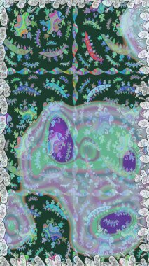 Fashionable fabric pattern. Raster illustration. Cute Floral pattern in the small flower. Seamless Tony fabric pattern.