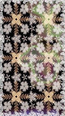 Çiçekler suluboya tarzında siyah ve nötr renklerde. Raster illüstrasyonunda kusursuz çiçek deseni.