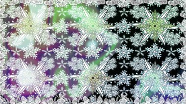 Renkli Bahar Temalı Kusursuz Arkaplan. Çiçek deseni. Kusursuz Chichi kumaş deseni. Raster illüstrasyonu. Düz Çiçek Elementleri Tasarımı.