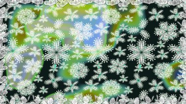 Raster illüstrasyonunda kusursuz çiçek deseni. Gri ve nötr renkte çiçekler.