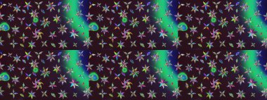 Kahverengi ve yeşil lale çiçekli Raster eskiz deseni. Doğal kozmetik ürünleri, parfüm, çiçekçi dükkanı için bahar ihalesi tasarımı. Paket kağıdı için en iyisi. Karşılama ya da düğün geçmişi olarak kullanılabilir.