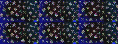 Tekstil veya kitap kapakları, imalat, duvar kağıtları, baskı, hediye paketi ve yapıştırma kitabı için çiçek eskizi geçmişi. Küçük çaplı çiçeklerdeki basit şirin desenler. Raster illüstrasyonu.