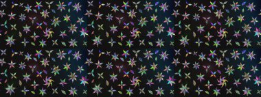 Karalama elementleri. Çizim çiçek deseni duvar kağıdı, web sitesi arka planı, ambalaj kağıdı, davetiye, broşür, afiş veya web sitesi için kullanılabilir. El çizimi Raster illüstrasyonu.