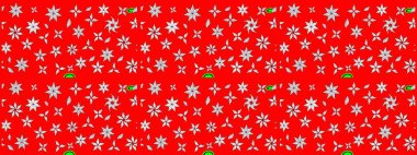 Miles Fleur, süslü püslü bir süs. Tomurcukları papatya çiçekleri olan sevimli bir çiçek deseni. Eskiz geçmişi. Raster illüstrasyonu. Eski usul. Kumaş, tekstil ve duvar kağıdı baskısı için..