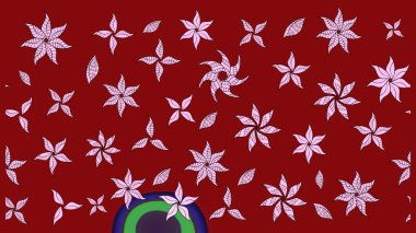 Renkli Yaz Temalı eskiz kalıbı. Düz Çiçek Elementleri Tasarımı. Modaya uygun kumaş deseni. Sevimli çiçek raster deseni.