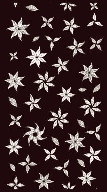 El çizimi Raster çizimi. Çizim çiçek deseni duvar kağıdı, web sitesi arka planı, ambalaj kağıdı, davetiye, broşür, afiş veya web sitesi için kullanılabilir. Parlak elementlerin.