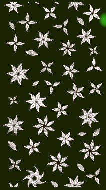 Düz Çiçek Elementleri Tasarımı. Zentangle soyut çiçekleri. Renkli Bahar Teması eskiz kalıbı. Raster illüstrasyonu. Güzel kumaş deseni. Çiçek tozu..