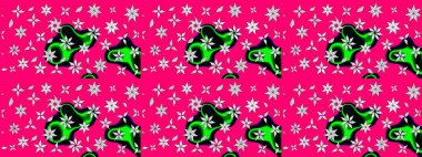 Çiçek arkaplan. Güzel kumaş deseni. Çizim raster deseni.