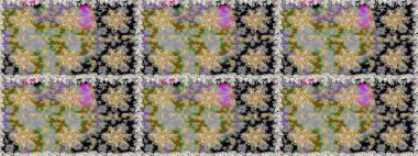 Klasik raster sarısı, kusursuz desen. Çiçek süsü kumaş deseni, cam, çiçek desenli metal gri ve nötr renklerde altın elementler..