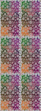 Çiçek izi. Suluboya kusursuz desen. Suluboya tarzında gri renkte çiçekler.