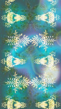 Renkli arka planda kar taneleri. Düz dizayn. Raster kar tanesi ikonu. Raster illüstrasyonu. Kar Tanesi simgesi, izole.