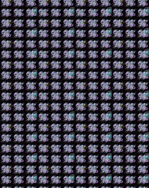 Çiçek tasarımı için inanılmaz bir kolaj cenneti tarzı. Parlak çiçekli kolaj çiçekleri siyah ve mavi. Çiçekli zambaklar eskiz arka planı.