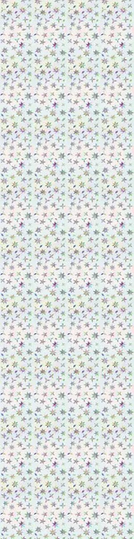 Raster illüstrasyonu. Tarafsız ve bej renklerde Asya tekstili. Çiçek desenini çiz.