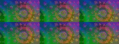 Çiçek kompozisyonu, el boyası, hassas şablon. Üst manzara, yumuşak stil. Sevgililer günü ve tebrik kartı konsepti için şık bir davetiye. Yeşil ve mavi renkte manzaralı çiçek deseni.