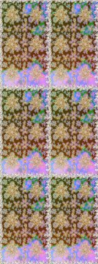 Barok tarzında kusursuz bir doğulu süsü. Tarafsız ve kahverengi altın elementli geleneksel altın sarısı desen.