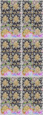 Kusursuz altın desenli bukleler. Raster altın pürüzsüz desen. Gri ve kahverengi renklerde kusursuz desen. Doğu tarzında altın elementler arabesk.