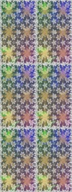 Kusursuz kıvırcık saçlar. Raster altın desen. Doğulu stil altın deseni gri ve nötr renklerle altın elementlerle donatır.