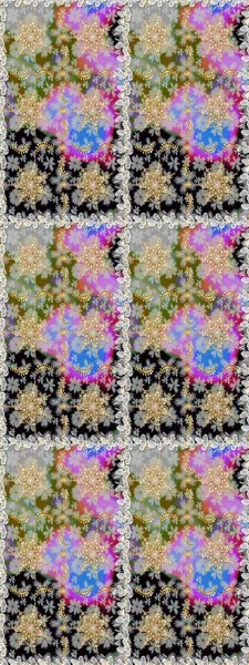 Duvar kâğıdı barok, İspanyol kumaşı. Kusursuz çiçek deseni. Gri ve nötr renklerde grafiksel modern kusursuz desen. Kusursuz raster arkaplanı.