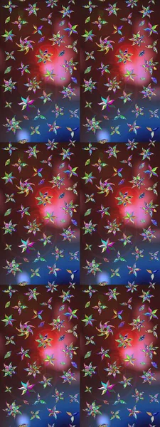 Çocuksu tasarım. Elle çizilmiş çiçek desenli Raster çizimi. Kahverengi ve mor arka planda. Tekstil, kumaş, ambalaj, hatıra defteri için güzel çiçek arkaplanı..