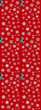 Raster Şirin kumaş deseni. Renkli Bahar Teması eskiz kalıbı. Eskiz klasiği. Düz Çiçek Elementleri Tasarımı.