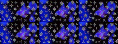 Raster Moda kumaş deseni. Şirin çiçekler. Çizgi çizimi deseni.