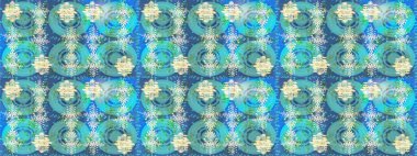 Renkli elementlerle Raster ilginç desen.