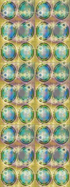 Kar tanesi süsleme deseni. Raster illüstrasyonu. Kar taneleri deseni. Renkli arka planda izole edilmiş kar tanelerinin düz tasarımı. Kar taneleri arkaplanı.