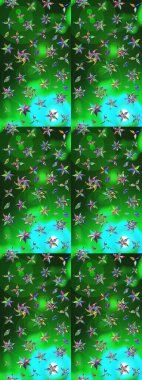 Parlak çiçekli kolaj çiçekleri. Çiçekli zambakların eskiz geçmişi. Çiçek tasarımı için inanılmaz kolaj cennet tarzı..