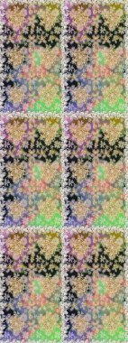 Raster oryantal süs. Tarafsız ve gri renklerde altın elementlerle kusursuz desen. Kusursuz altın desen.