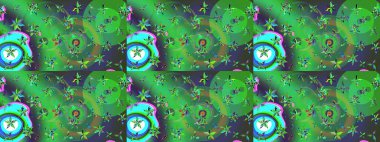 Güzel suluboya yaz çiçekleri deseni..